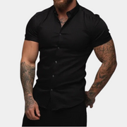 Simon| Men's Slim FIt Shirt | Short Sleeve