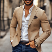 Vidal| Men's Fashion Lapel Blazer| Two Butons