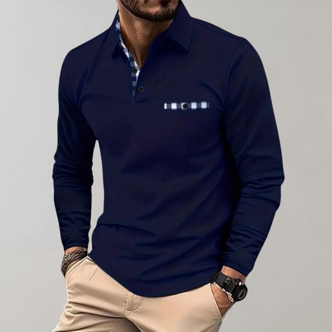 Matt| Men's Polo T-Shirt | Long Sleeve