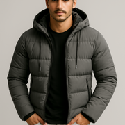 Mark| Mens Casual Hooded Parka Jacket| Puffer