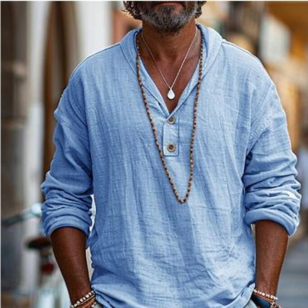 River| Men's Oversized Shirt | Vintage