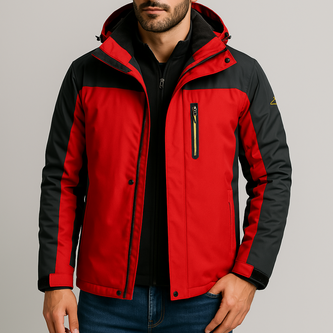 Steve| Mens Winter Hooded Jacket| Zipper