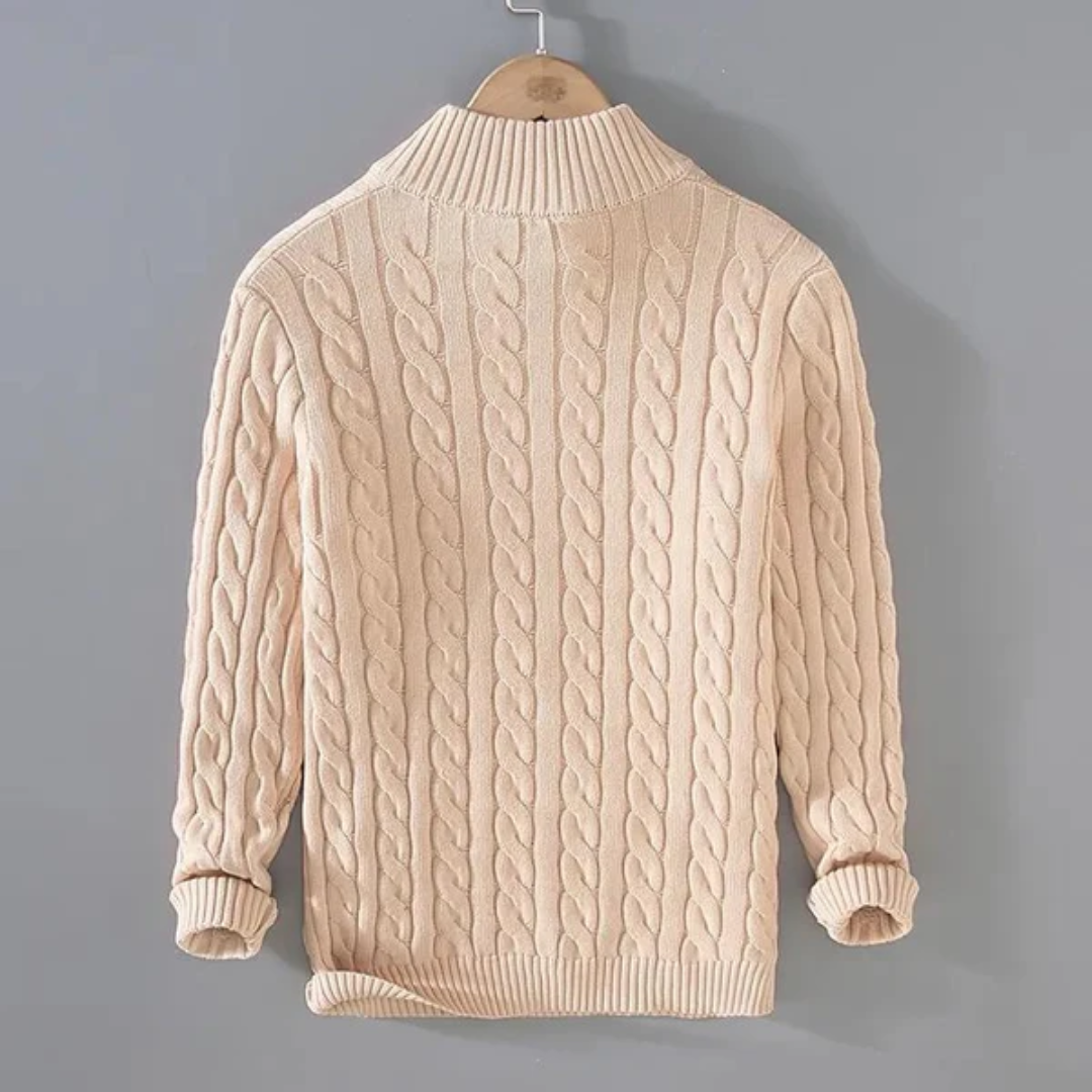 Valentino Zip Knit Sweater