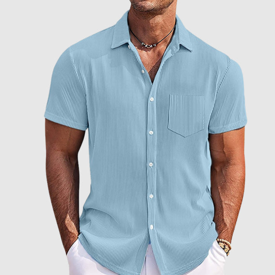Sylvester| Men's Ribbed shirt| Short sleeve
