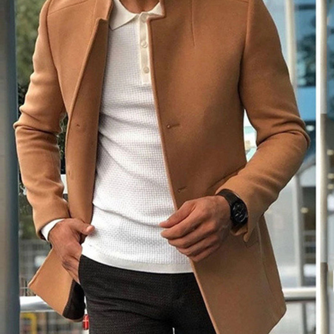Sebastian| Men's Short Trench Coat | Winter