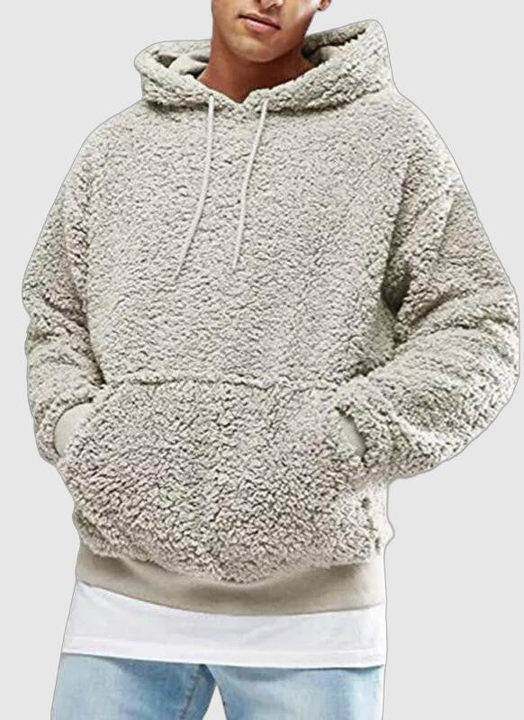 Men's Sherpa Fleece Hoodie – Ultimate Comfort and Warmth