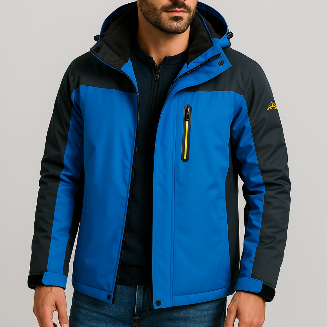 Steve| Mens Winter Hooded Jacket| Zipper