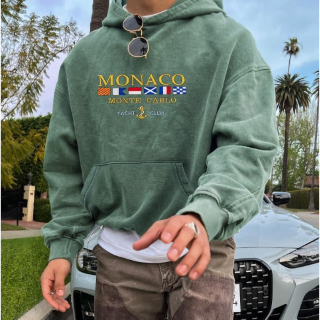 Eduard | Mens Hooded Jacket | Monaco Print