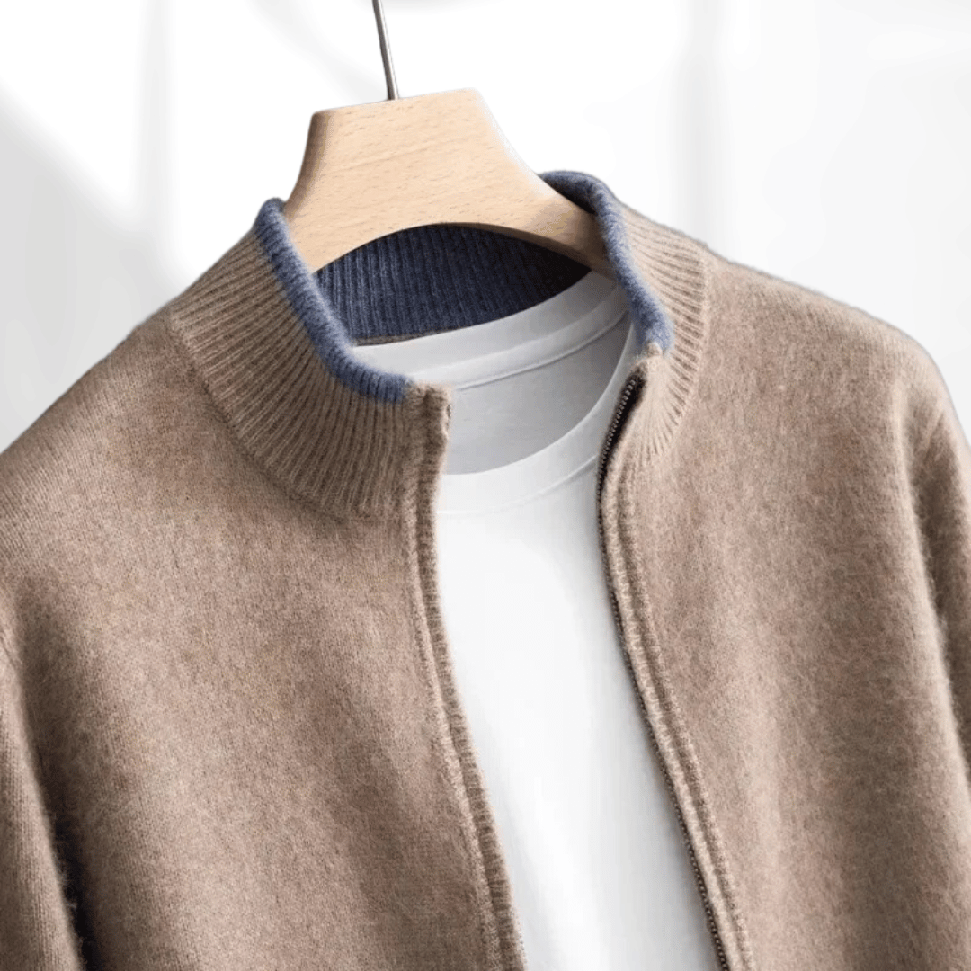 The Amari Wool Zip Jacket