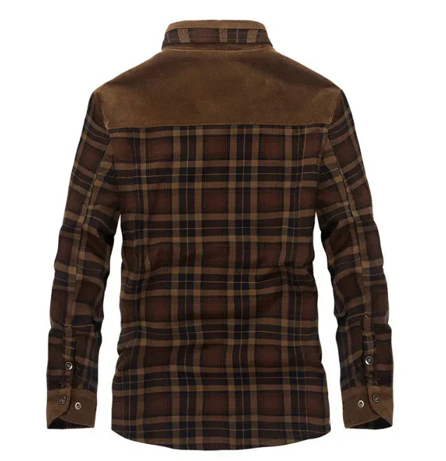 Lucas Plaid Jacket – Men's Jacket with Warm Fleece Lining