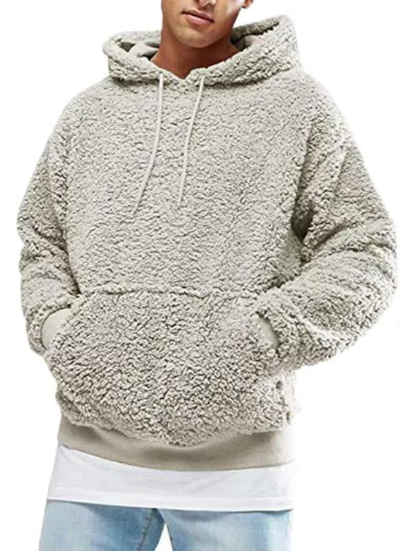 Men's Sherpa Fleece Hoodie – Ultimate Comfort and Warmth