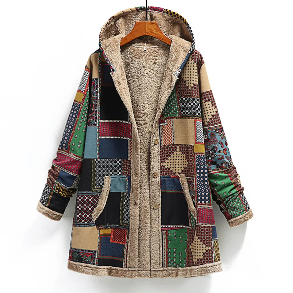 Aurora Patchwork Overcoat