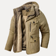 James Detachable Hooded Padded Jacket