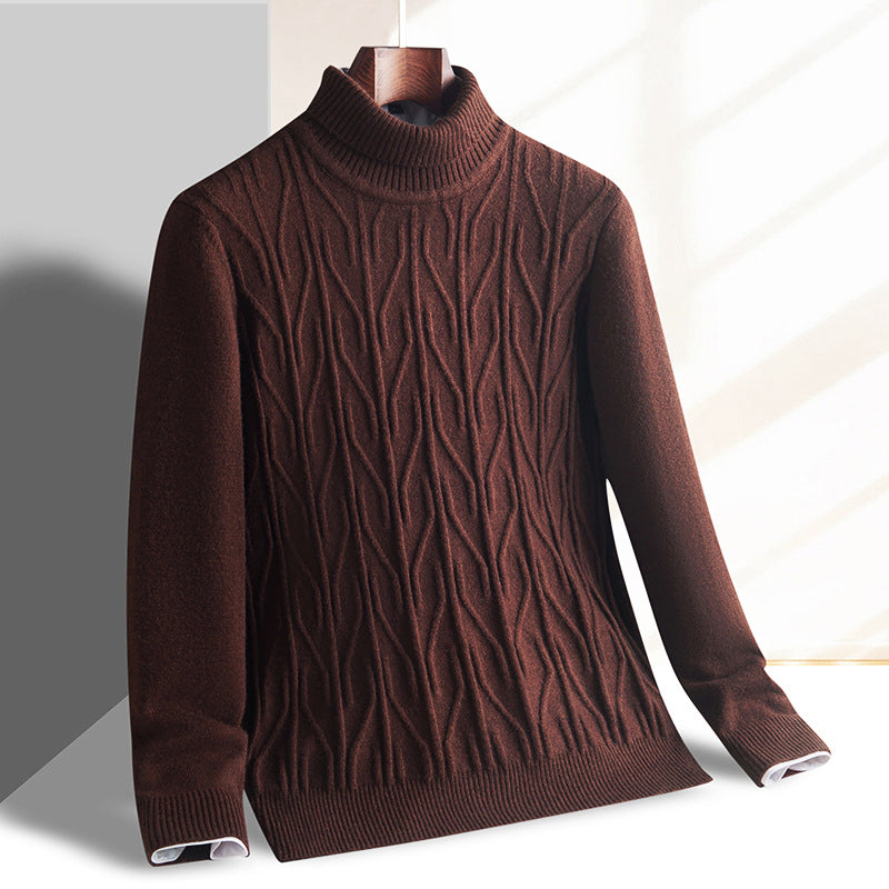 Roberto Russo La Raffinatezza Invernale Sweater – Wool with Beautiful Knitted Pattern