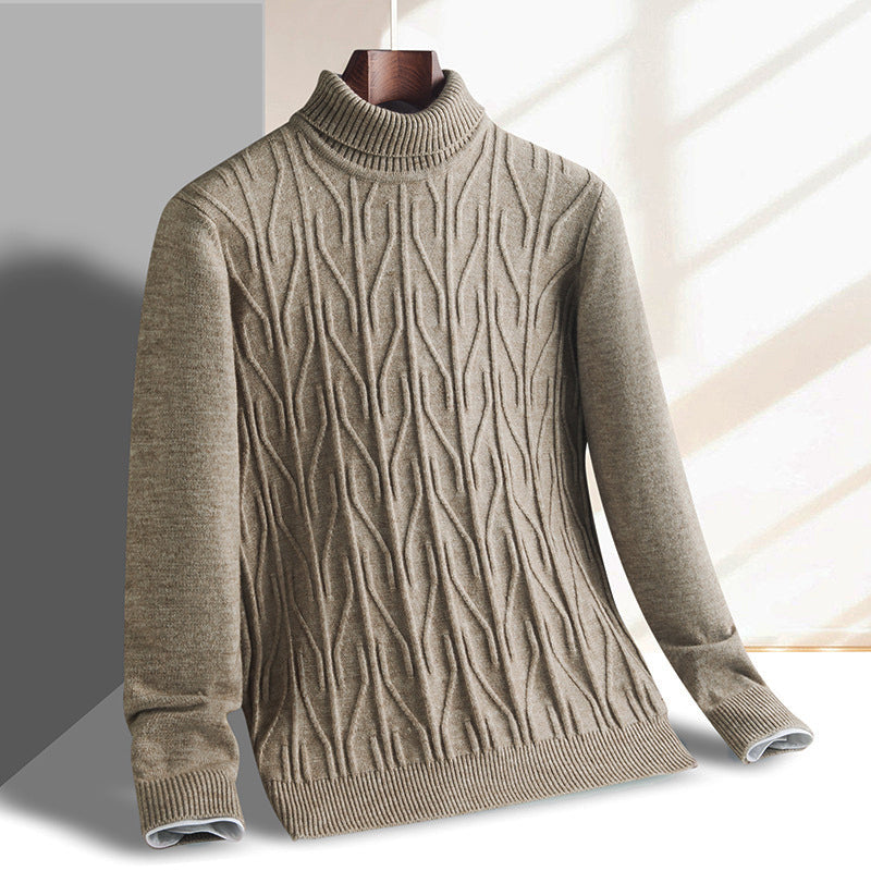 Roberto Russo La Raffinatezza Invernale Sweater – Wool with Beautiful Knitted Pattern