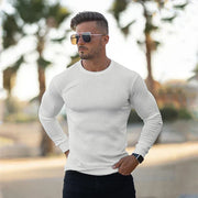 Max | Slim Fit Sweater | Sporty Elegance | Stretch Cotton Blend